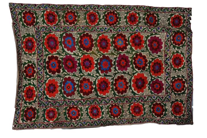 0690 sozani (2.62X1.84) Bukhara , 20th century